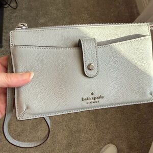 Kate Spade Light Gray Wristlet
